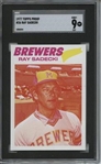 1977 Topps #26 Ray Sadecki 9 card progressive proof.